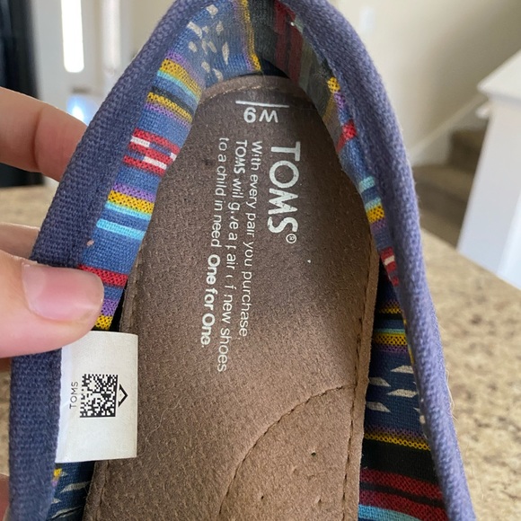 Blue Toms Loafer slip on shoes size 9 - Picture 8 of 8